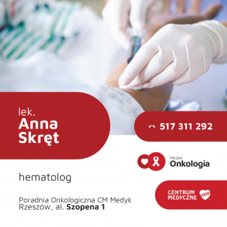 hematologia w Poradni Onkologicznej Medyk Onkologia